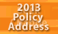 2013 Policy Address