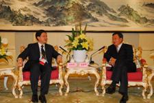 政制及內地事務局局長林瑞麟今日（九月八日）訪問廈門，期間與商務部副部長姜增偉會面。