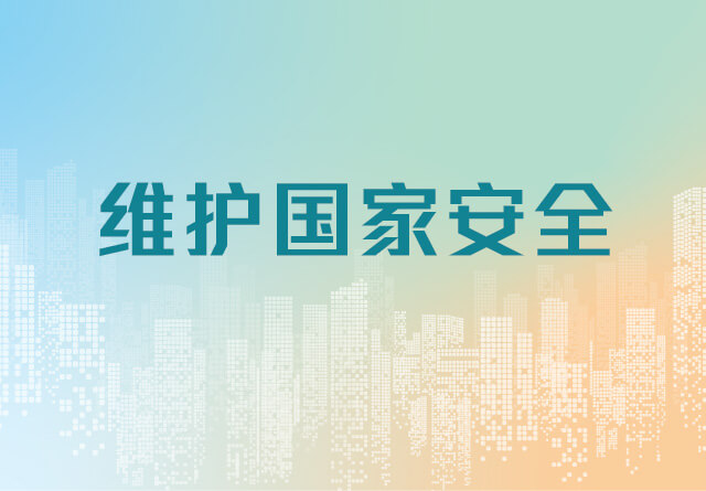 维护国家安全